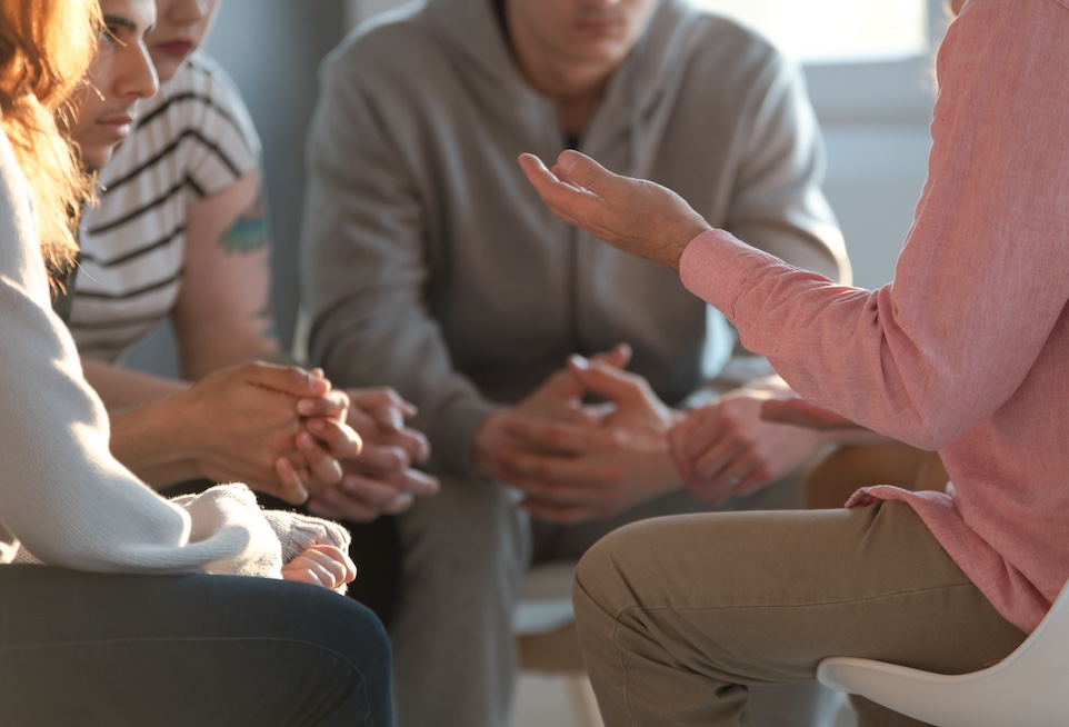 Group therapy in an outpatient treatment in Newport Beach